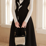 Exquisite Base Layer Sweater Vest & Dress Set