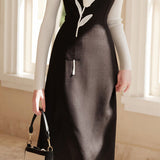 Exquisite Base Layer Sweater Vest & Dress Set