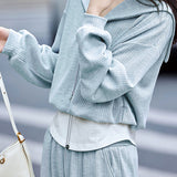 Casual Versatile Fake Two-Piece Top And Pants Two-Piece Set