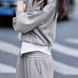 Casual Versatile Fake Two-Piece Top And Pants Two-Piece Set