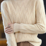 Casual Half-High Neck Layering Knitted Top