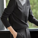 Casual Color-Block Faux Layered Half-High Neck Knit Top