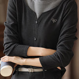 Casual Color-Block Faux Layered Half-High Neck Knit Top