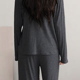 Casual Fake Two-Piece Loungewear Set