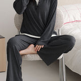 Casual Fake Two-Piece Loungewear Set