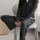 Casual Fake Two-Piece Loungewear Set