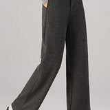 Casual High-Waist Straight Loose Pants