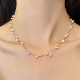 Elegant Double-Pearl Necklace
