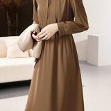 Elegant Vest and Dress Two-Piece Set