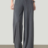 Commuter Versatile Big Pocket Suit Straight Pants