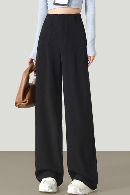 Commuter Versatile Big Pocket Suit Straight Pants