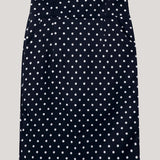 Exquisite Elegant Polka-Dot Knitted Bodycon Midi Skirt