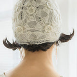 Casual Versatile Solid-Color Floral Lace Knitted Hat