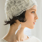 Casual Versatile Solid-Color Floral Lace Knitted Hat