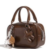 Casual Retro DIY Pendant Bowling Bag