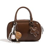 Casual Retro DIY Pendant Bowling Bag