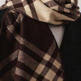 Casual Versatile Retro Plaid Shawl Scarf