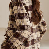 Elegant Loose Lapel Knitted Jacket