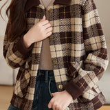Elegant Loose Lapel Knitted Jacket