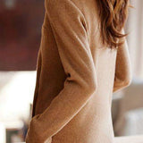 Casual Notched Lapel Knitted Cardigan