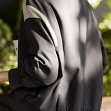 Casual Minimalist Daily Color-Block Baseball Jacket