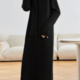 Casual Elegant V-Neck Loose Knitted Dress