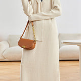 Casual Elegant V-Neck Loose Knitted Dress
