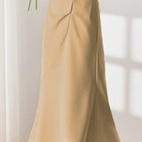 Commuter Elegant Asymmetric Mermaid Midi Skirt