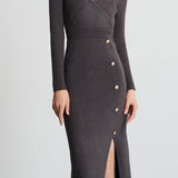 Fall-Winter Slim-Fit Knitted Dress