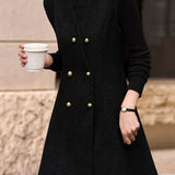 Elegant Retro Base Layer Top and Slip Dress Set