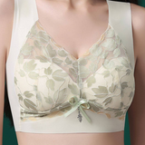 Elegant Comfortable Wire-Free Leaf Lace Bralette - liwisi