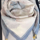 Casual Elegant Magnetic Buckle Twill Neck Protector Scarf
