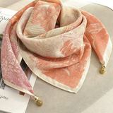 Casual Elegant Magnetic Buckle Twill Neck Protector Scarf