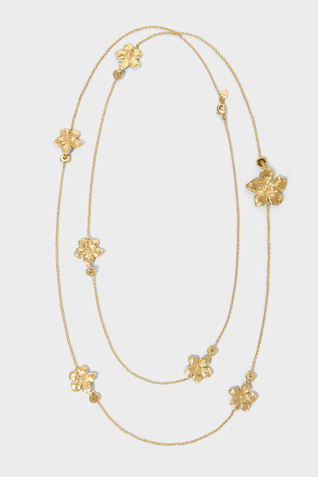 Elegant Temperament 3D Floral Stackable Necklace - liwisi