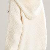 Casual Versatile Fleece Hooded Cardigan - liwisi