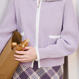 Casual Wide-Collar Knitted Cardigan - liwisi