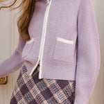 Casual Wide-Collar Knitted Cardigan - liwisi