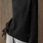 Casual Elegant Turtleneck Lurex Knitted Top - liwisi
