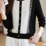 Casual Lace Knitted Cardigan - liwisi