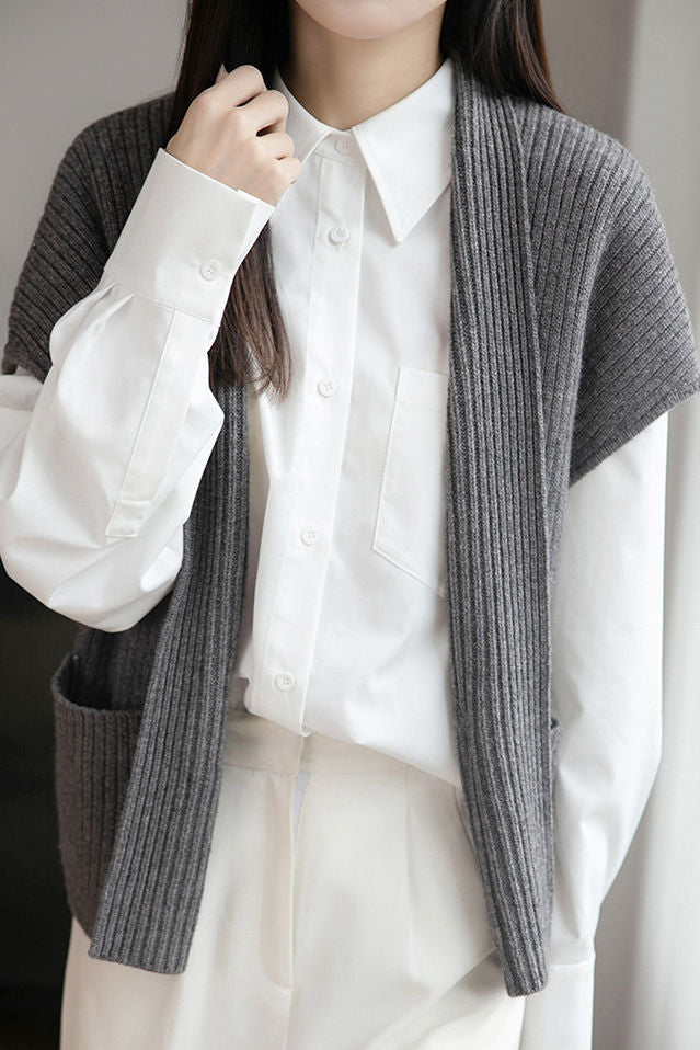 Casual Versatile Pocketed Cardigan