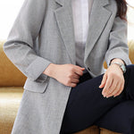 Casual Stripe Patchwork Blazer - liwisi