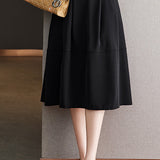Casual High-Waisted A-Line Chiffon Skirt - liwisi