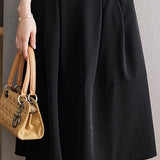Casual High-Waisted A-Line Chiffon Skirt - liwisi