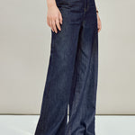 Casual Retro High-Waisted Wide-Leg Jeans - liwisi
