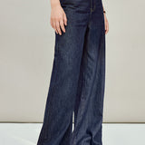 Casual Retro High-Waisted Wide-Leg Jeans - liwisi