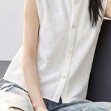 Casual Sleeveless Jacquard Knitted Vest - liwisi