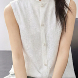 Casual Sleeveless Jacquard Knitted Vest - liwisi
