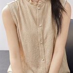Casual Sleeveless Jacquard Knitted Vest - liwisi