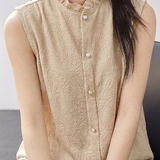 Casual Sleeveless Jacquard Knitted Vest - liwisi