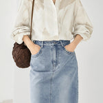 Casual Geometric Plant Lapel Shirt - liwisi